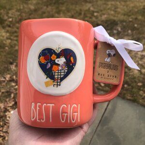NWT Rae Dunn Peanuts Snoopy "Best Gigi" Mug Mother's Day Gift